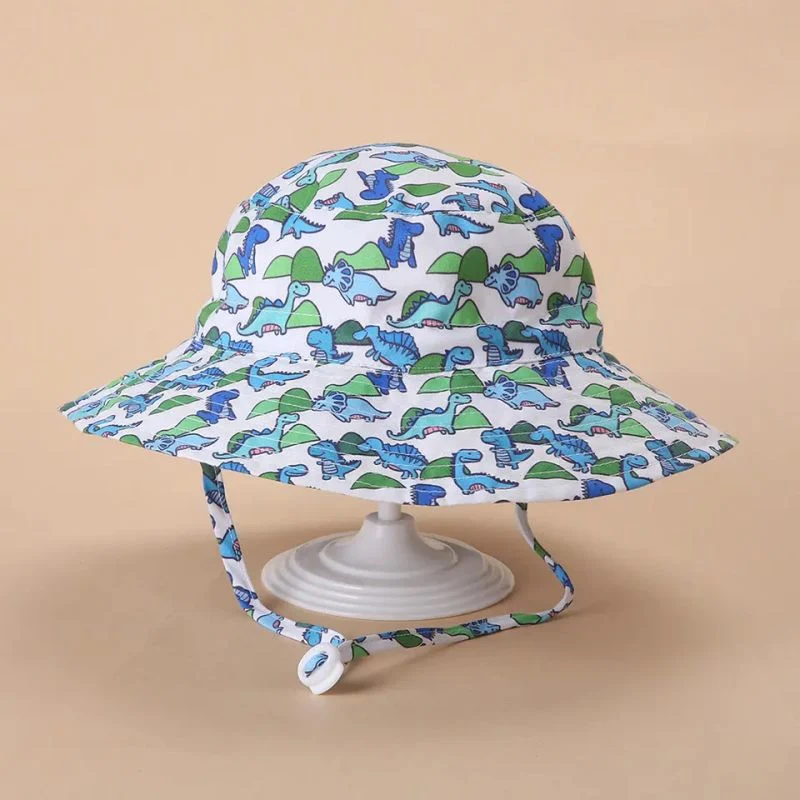 Top Quality Breathable Quick Dry Children&prime;s Basin Hat Sun Protection Lovely Beach Sunshade Bucket Hat