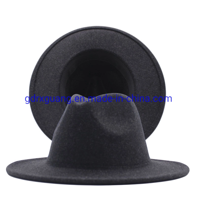 Wholesale Quality Custom Logo Mens Women Wool Felt Fedora Hats