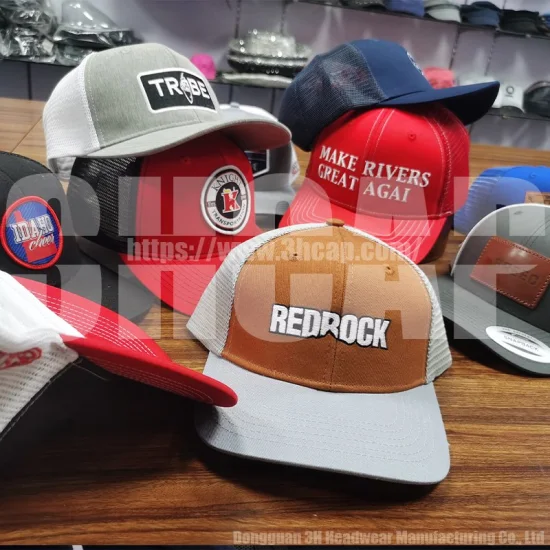 3hcap Fashion Embroidery Patch Mesh Baseball Gorras Custom Logo Richardson 112 Trucker Caps Hats