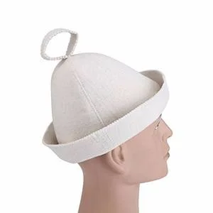 Best Sale Sauna Hat Russian Banya Sauna Hat Wool Felt Sauna Hat to Protect Hair